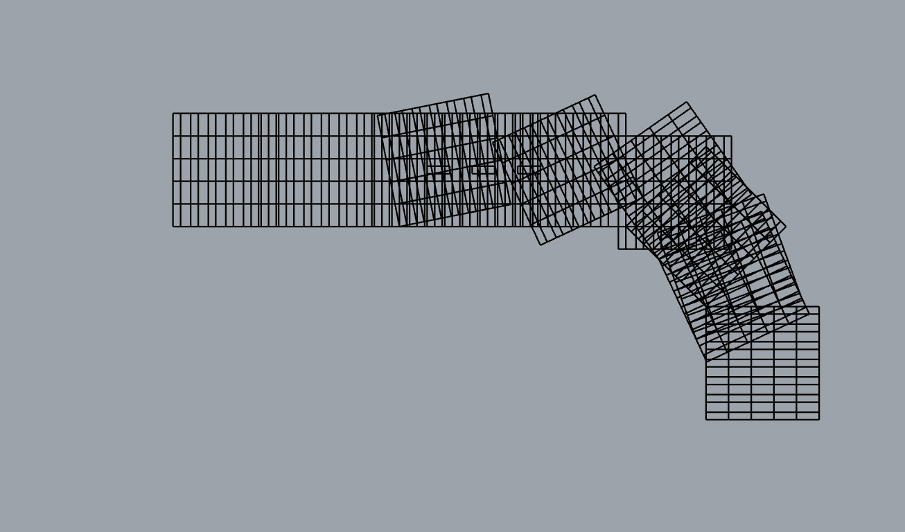 Rhino model — concept sketch, top